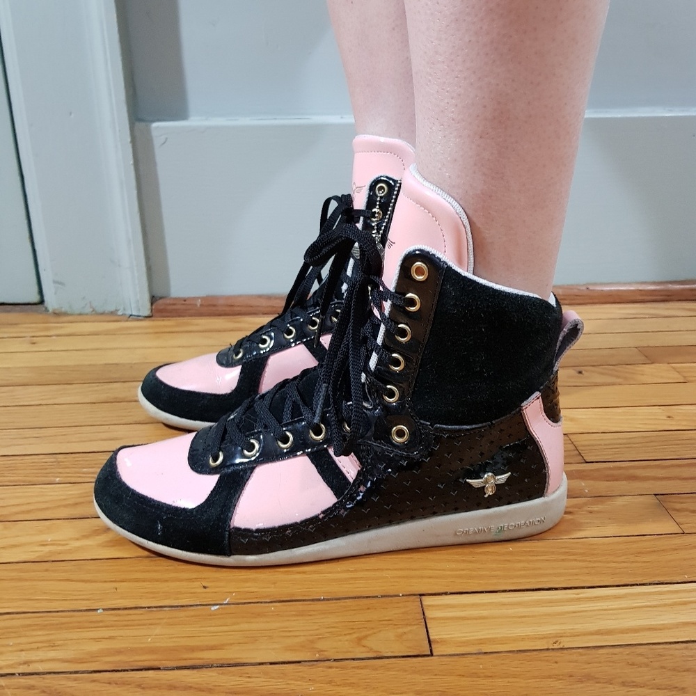 High top sneakers